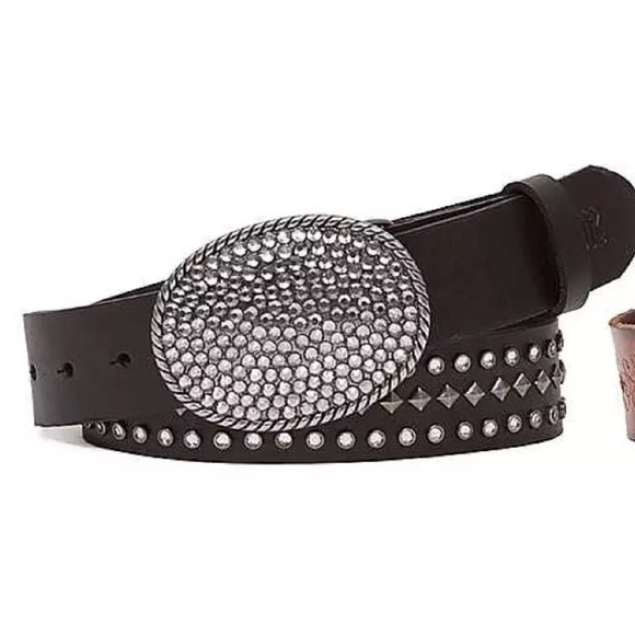 Miss Me Accessories - Miss Me Studded Leather Belt